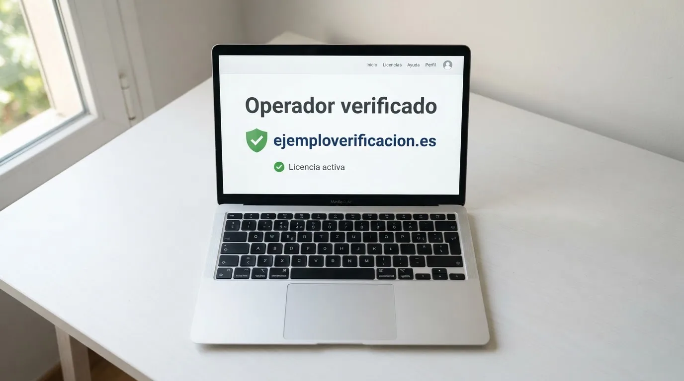 Captura parcial del registro oficial de operadores de juego de la DGOJ con dominios .es listados
